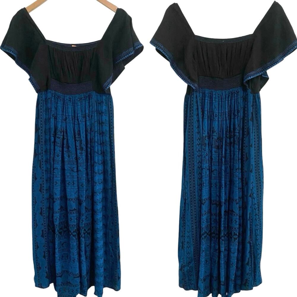 Free People In Search Of Paradise Dress Womens Size Small Festival Fiesta Midi